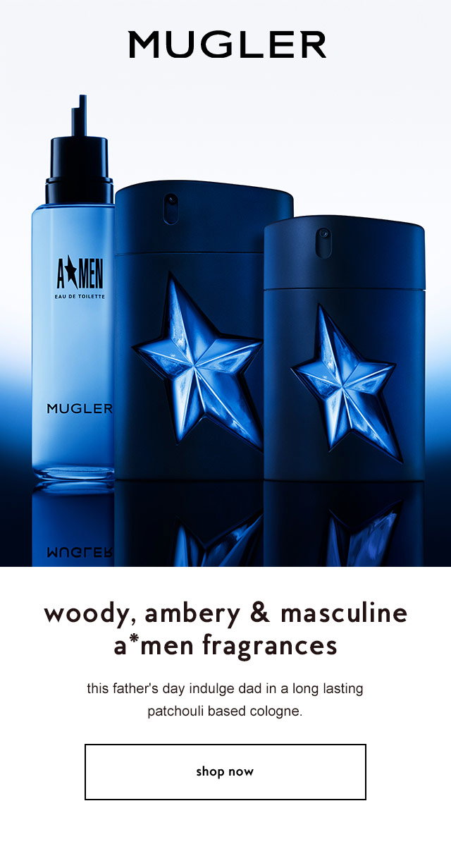 woody, ambery & masculine a*men fragrances