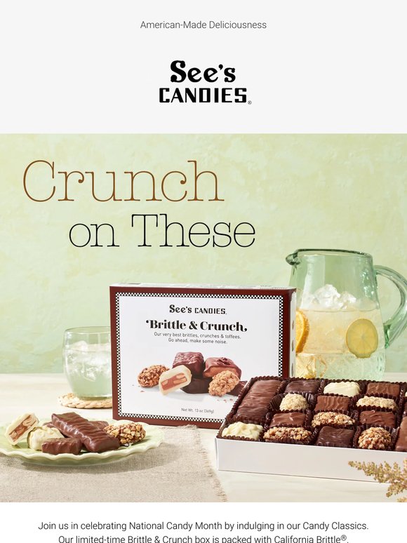 Brittle & Crunch Is Back 🥜