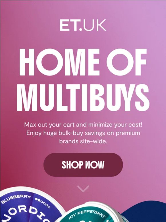 Save more with Multibuys!  🛒