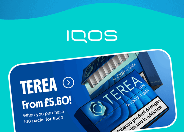 IQOS TEREA from £5.60 a pack!