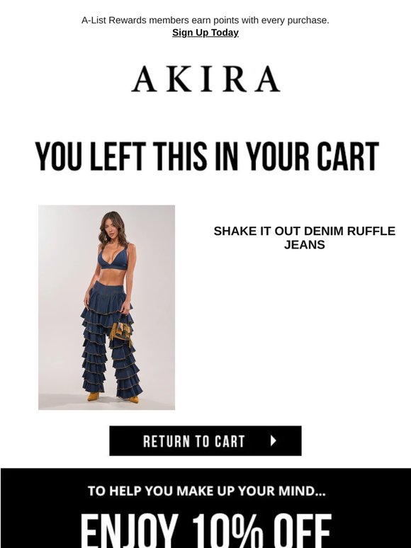 We saved your cart