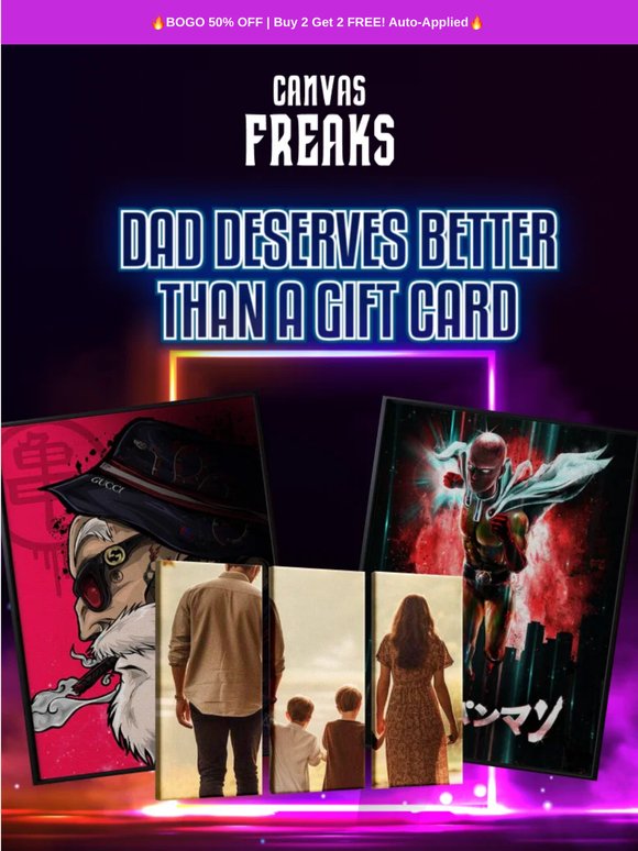 Dad deserves better than a gift card.
