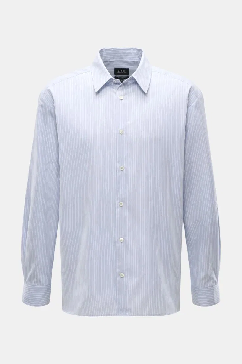 Casual Hemd hellblau/weiß gestreift