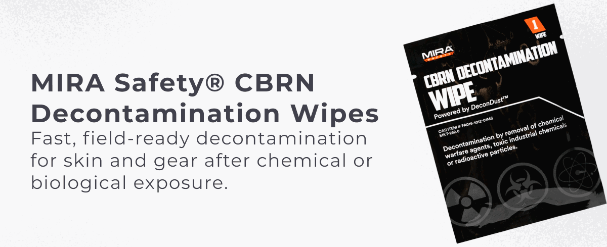 MIRA Safety® CBRN Decontamination Wipes