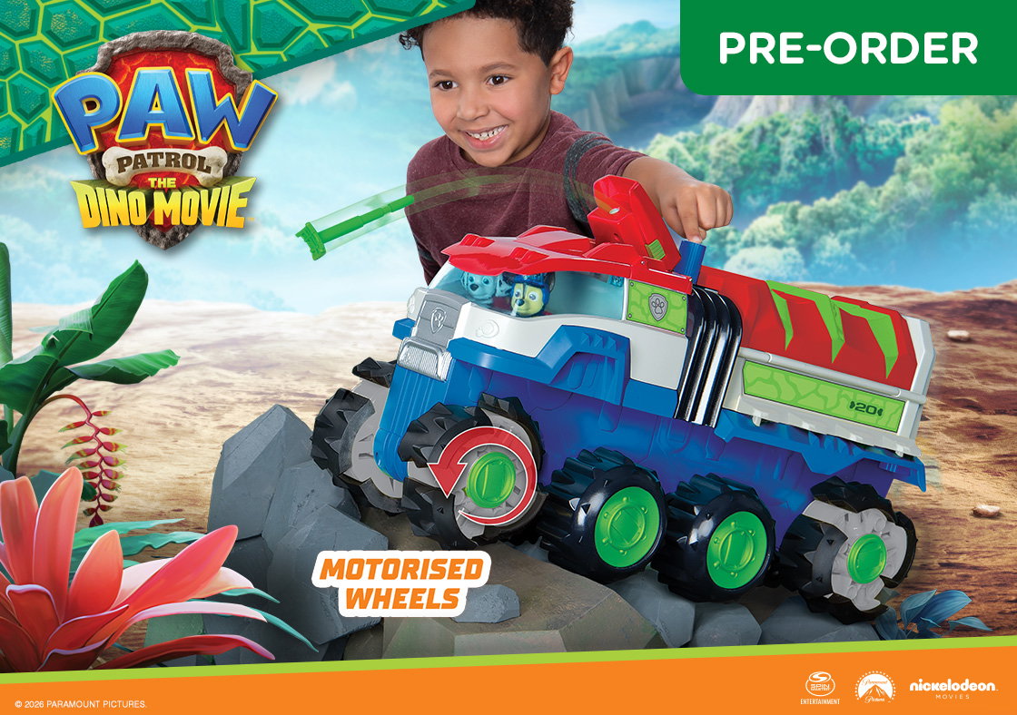 PAW Patrol Dino Movie range