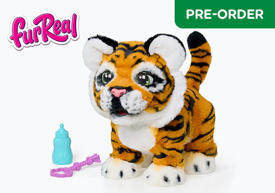 FurReal Plush Toy Interactive Pet Gabby the Grow & Roar Tiger