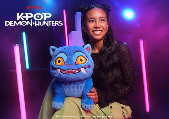 Netflix KPop Demon Hunters Plush Derpy Tiger 30cm