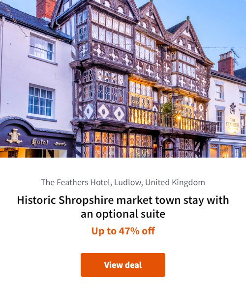 Historic Shropshire market town stay with an optional suite