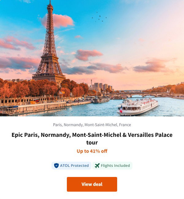 Epic Paris, Normandy, Mont-Saint-Michel & Versailles Palace tour