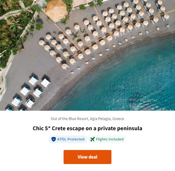 Chic 5* Crete escape on a private peninsula
