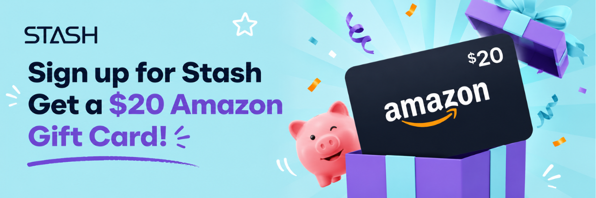 Earn a $20 Amazon Gift Card with Stash