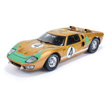 1966 Ford GT40 #4 Le Mans 24 Hours 1:18 Scale Diecast Model Car by Shelby Collectibles