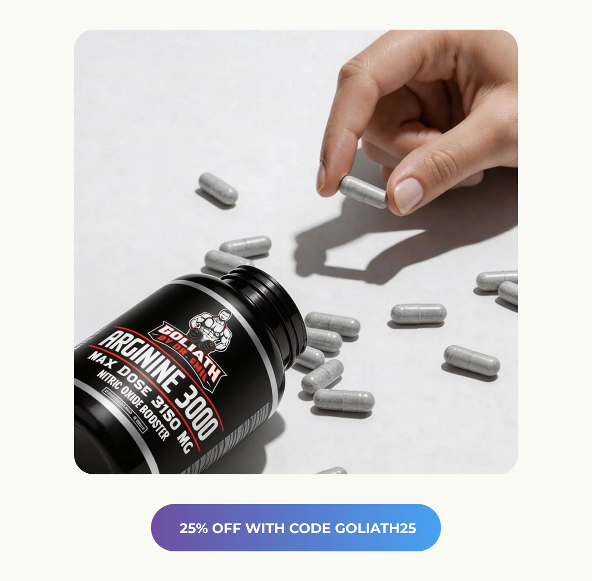 25% OFF WITH CODE GOLIATH25