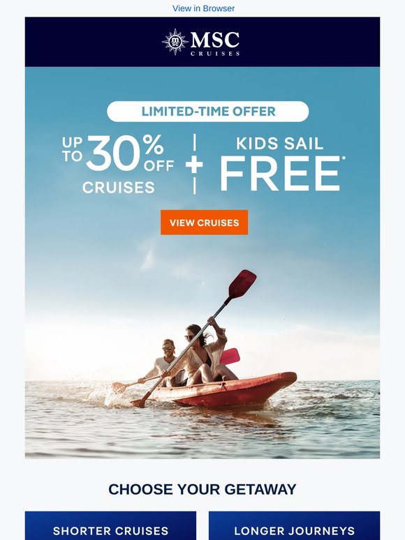 Have You Heard? Up to 30% off Cruises Has Been Extended!