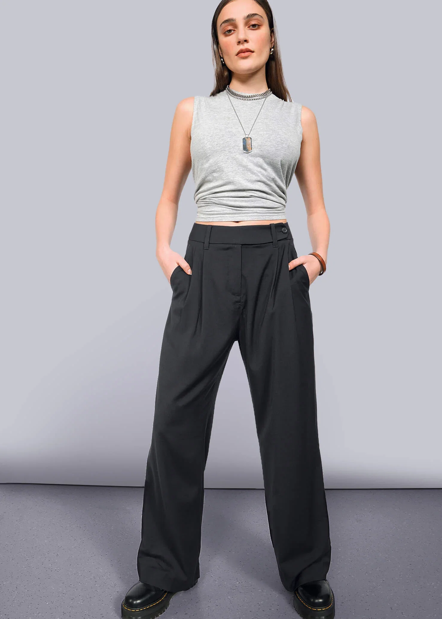 Image of The Empower Wide Leg Trouser