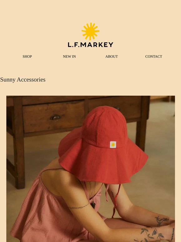 Accessorise for warm days ahead