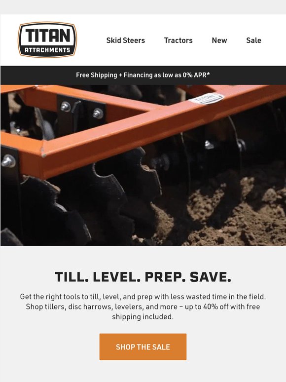 Till, Level, Prep – Save Up to 40%