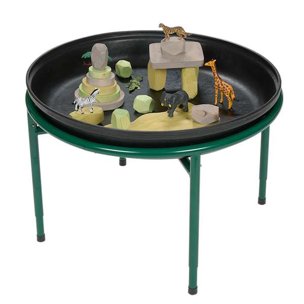 Cosy Tuff Tray with Metal Stand Black​