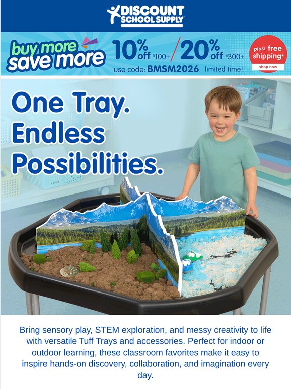 One Tray. Endless Possibilities.