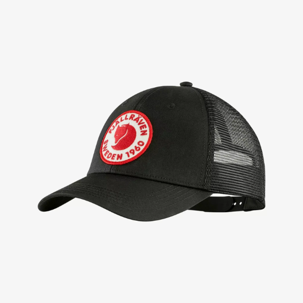 Fjallraven Logo Caps in Black