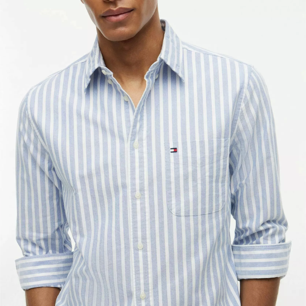 Tommy Hilfiger Striped Shirt in Blue