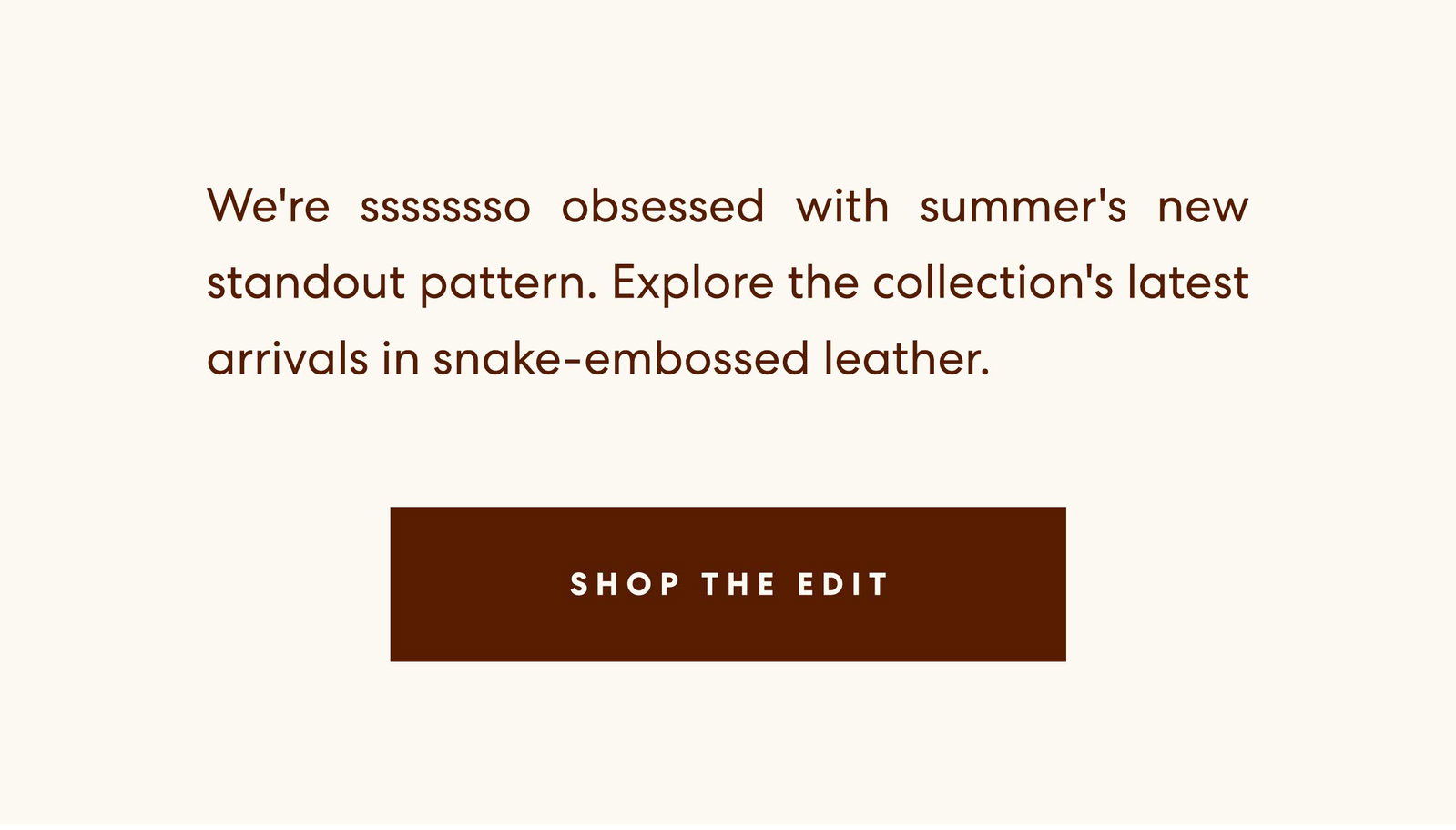 Shop The Edit
