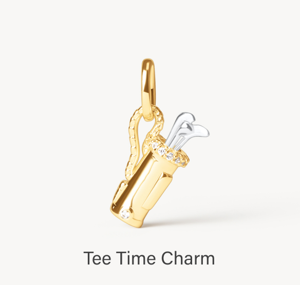 Tee Time Charm