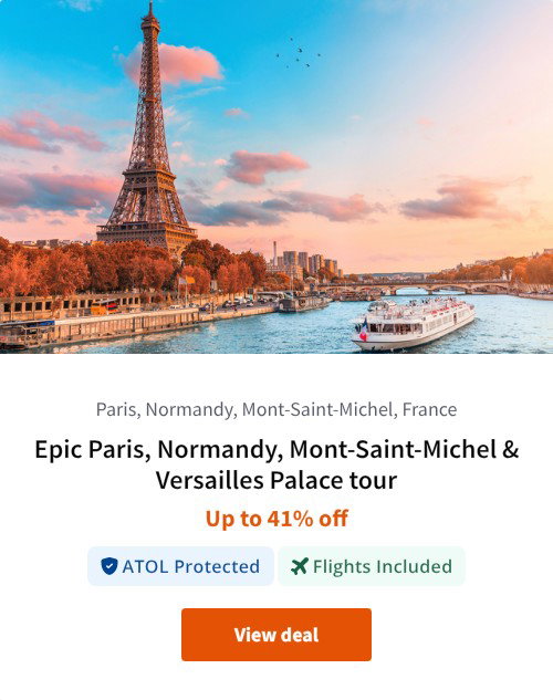 Epic Paris, Normandy, Mont-Saint-Michel &amp; Versailles Palace tour