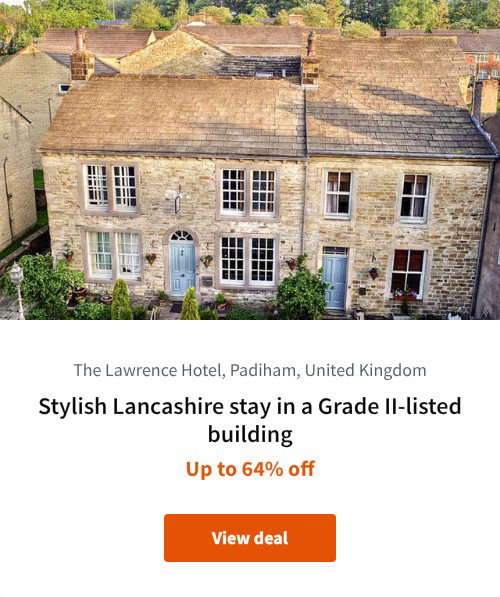 Stylish Lancashire stay in a Grade II-listed building