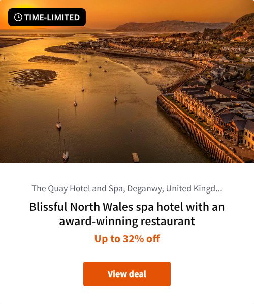 Blissful North Wales spa hotel with an award-winning restaurant