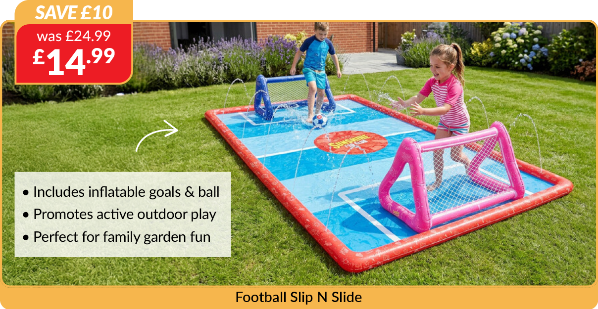 Football slip n slide. save £10 - £24.99 now £14.99. 