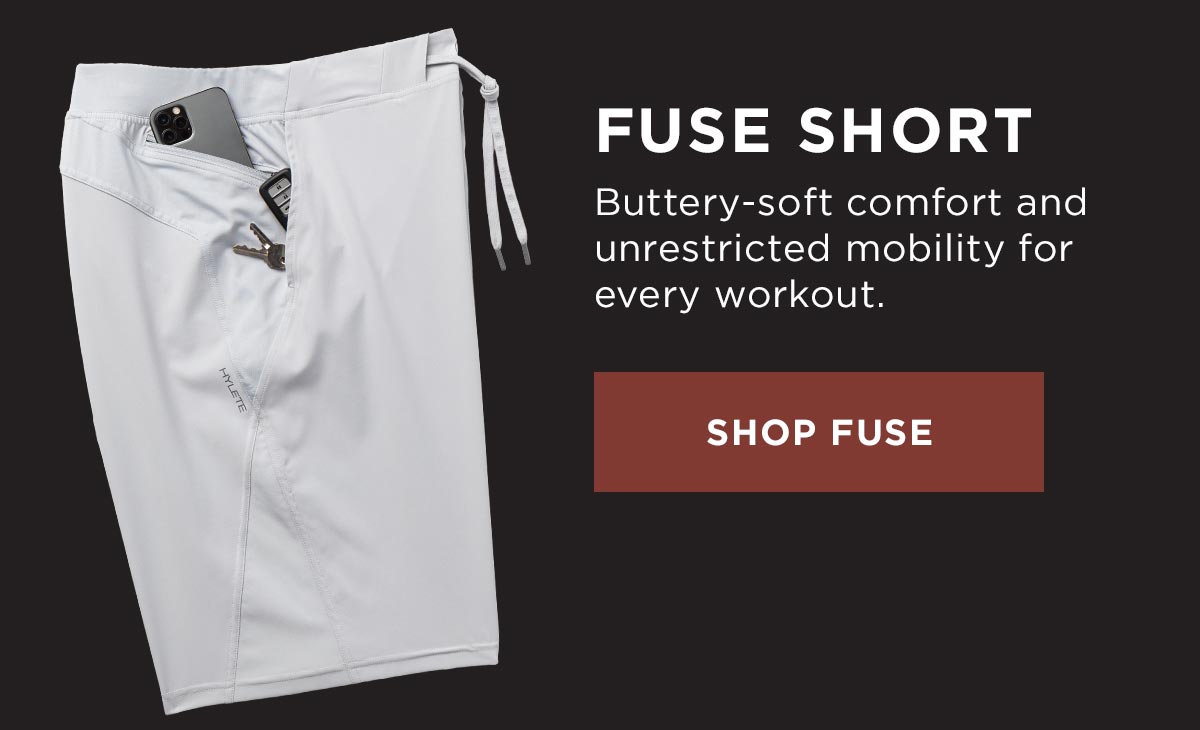 Fuse Short: Buttery-soft comfort and unrestricted mobility for every workout.