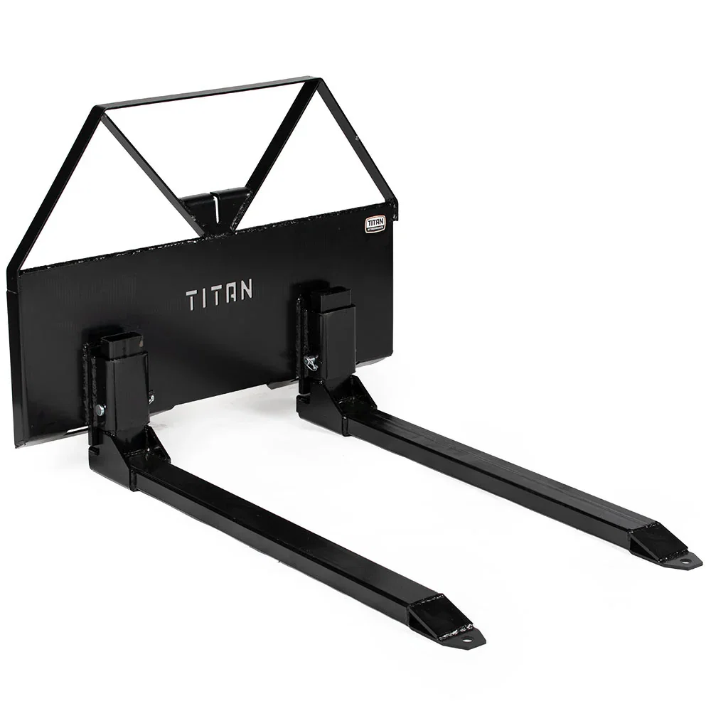 Image of Pin-On Pallet Fork Attachment, 46" Hefty Fork Blades
