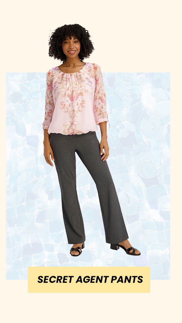 Secret Agent pants. 