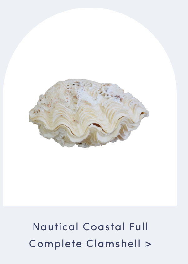 Nautical Coastal Full Complete Clamshell