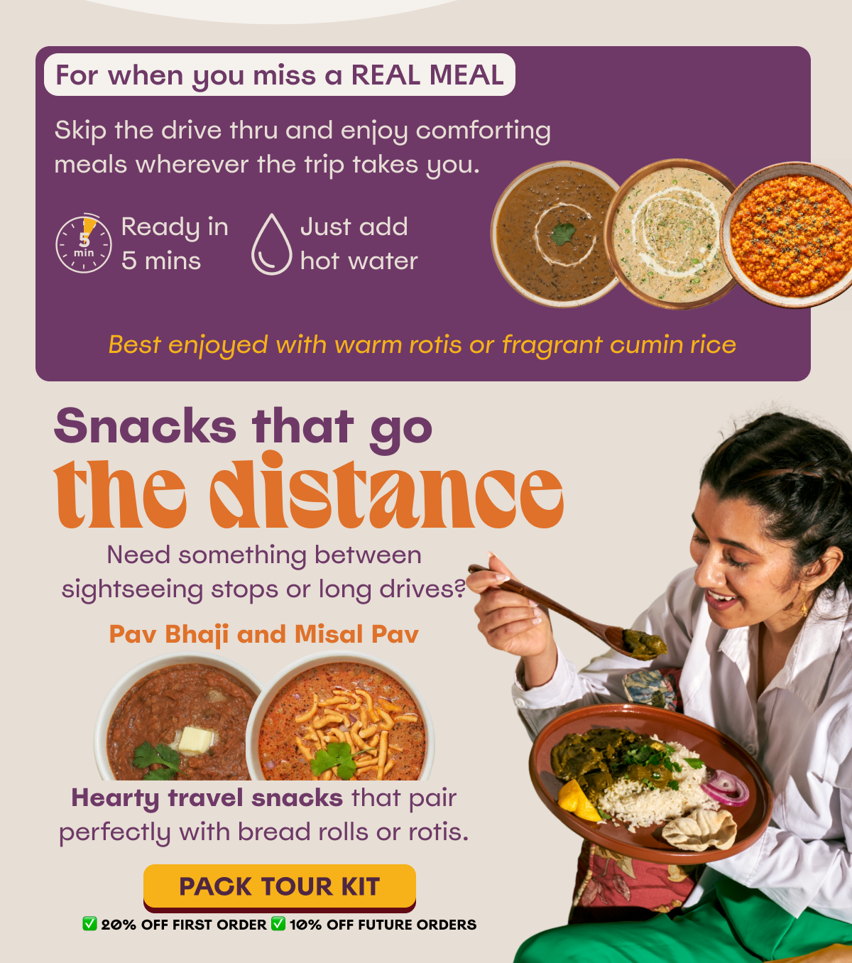 Snacks that go the distance