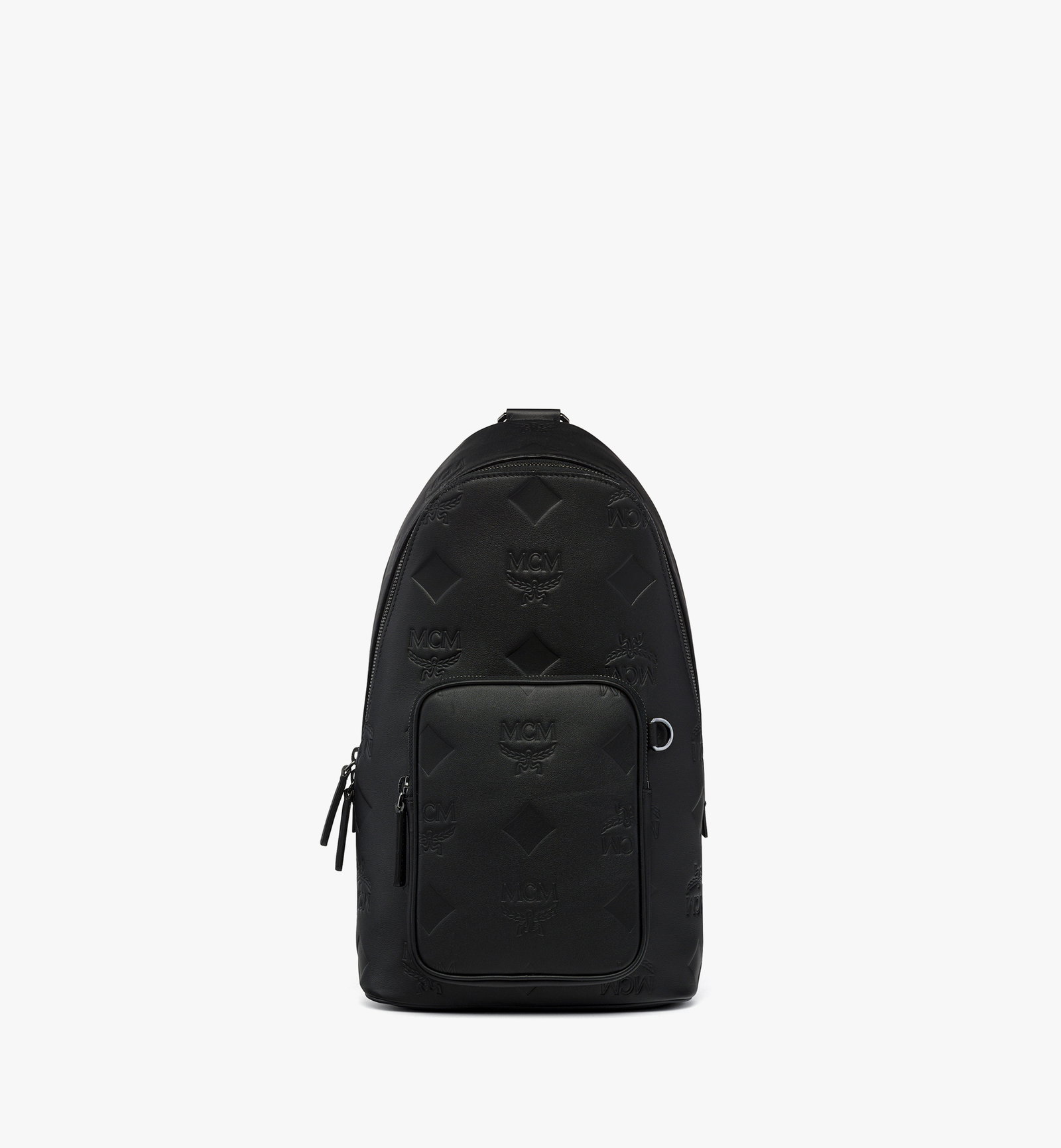 Aren Sling Bag in Embossed Monogram Leather