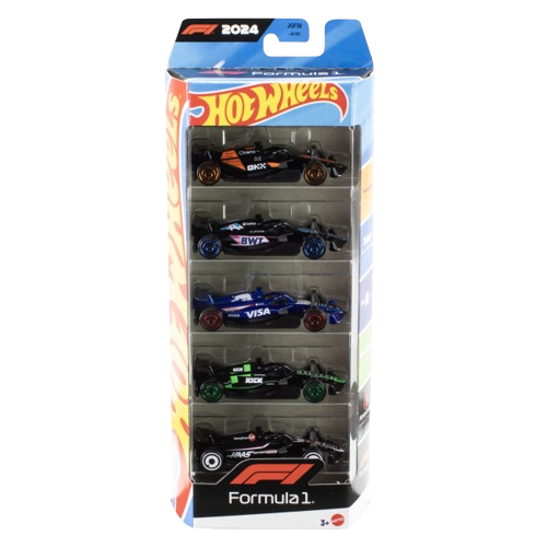 Ігровий набір Hot Wheels Formula 1 2024 5 базових болідів