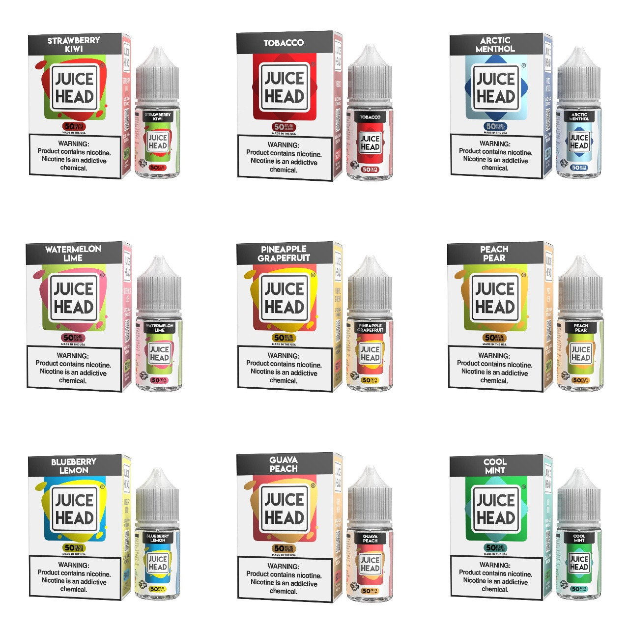 Juice Head Salts 30ml E-Juice