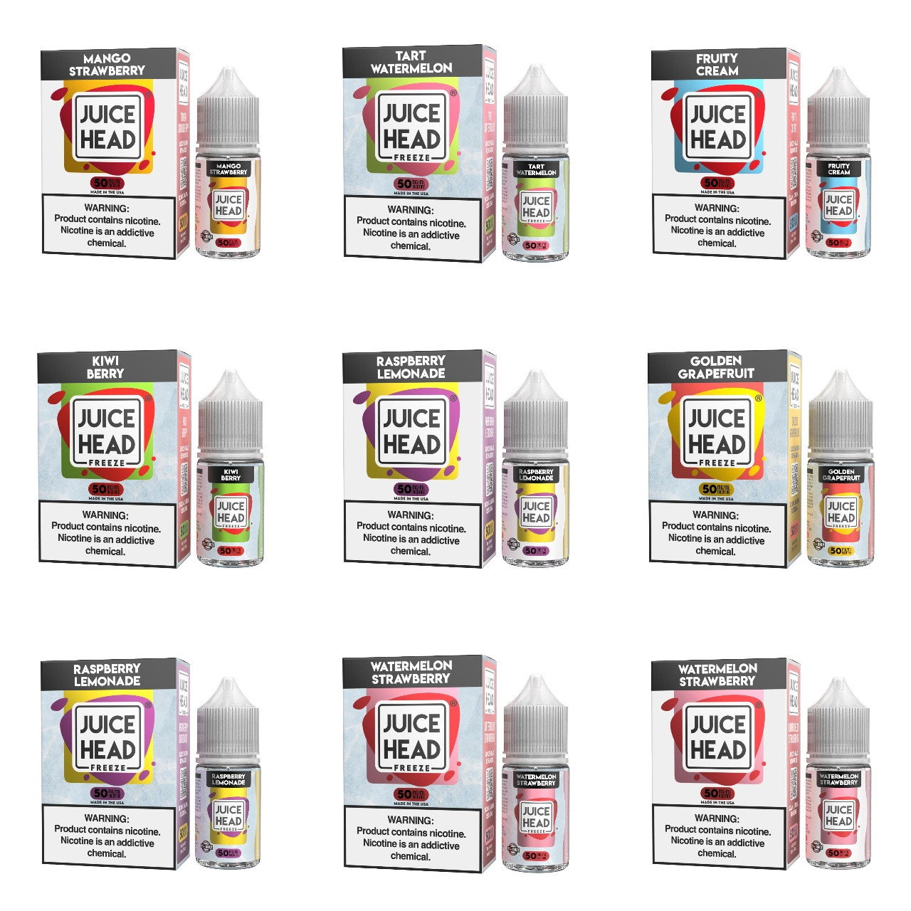 Juice Head 30ml Salts E-Juice