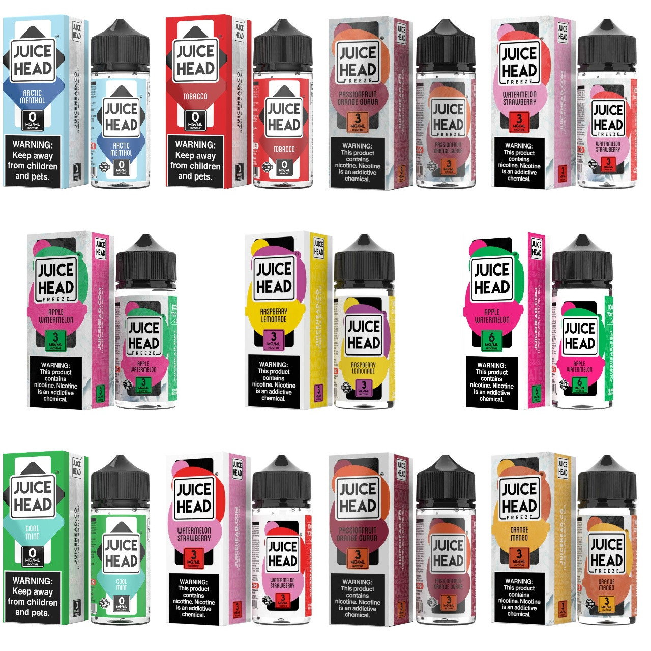 Juice Head 100ml E-Juice