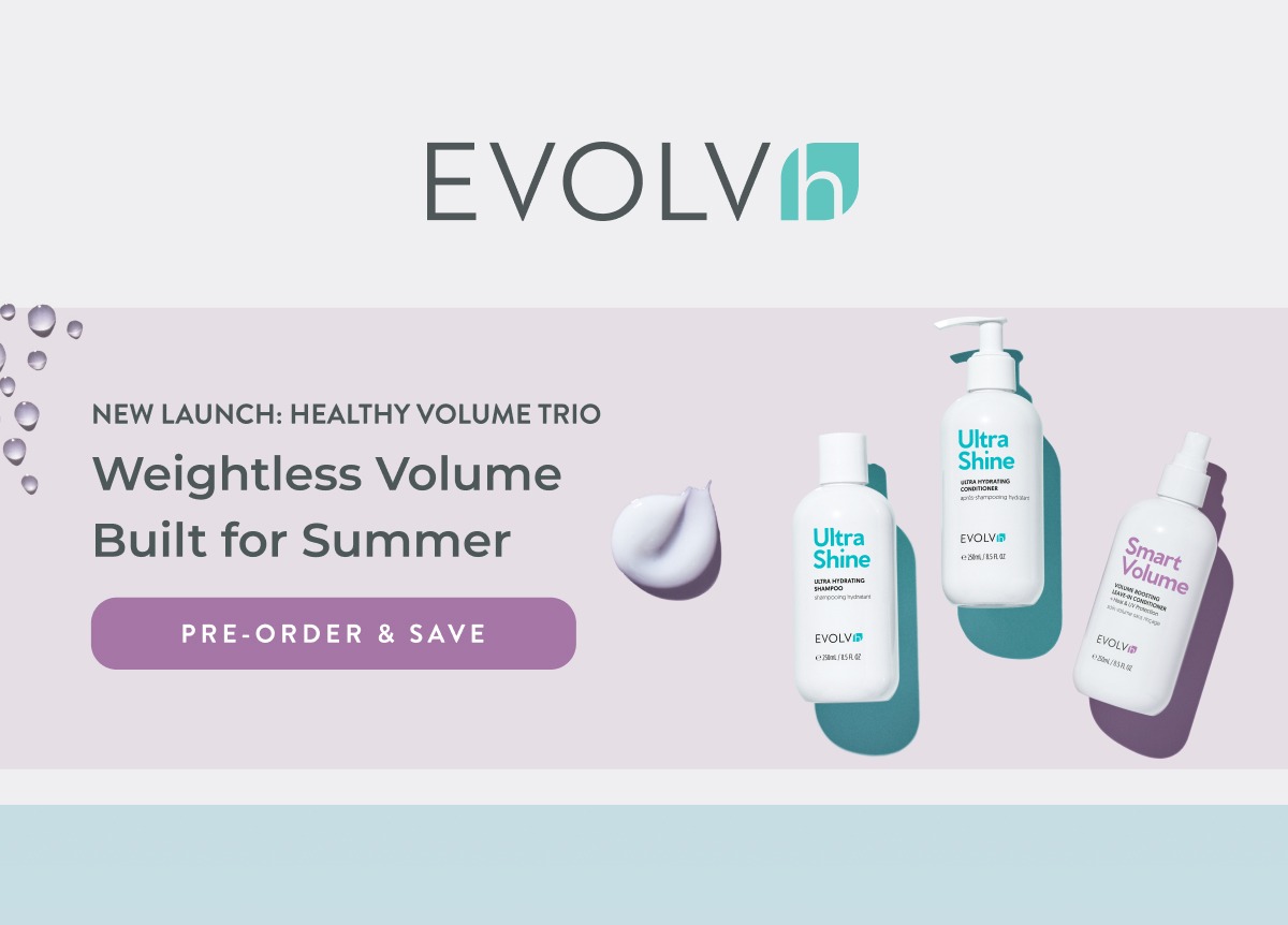 Pre-order and save on Healthy Volume Trio for weightless volume that's built for summer.