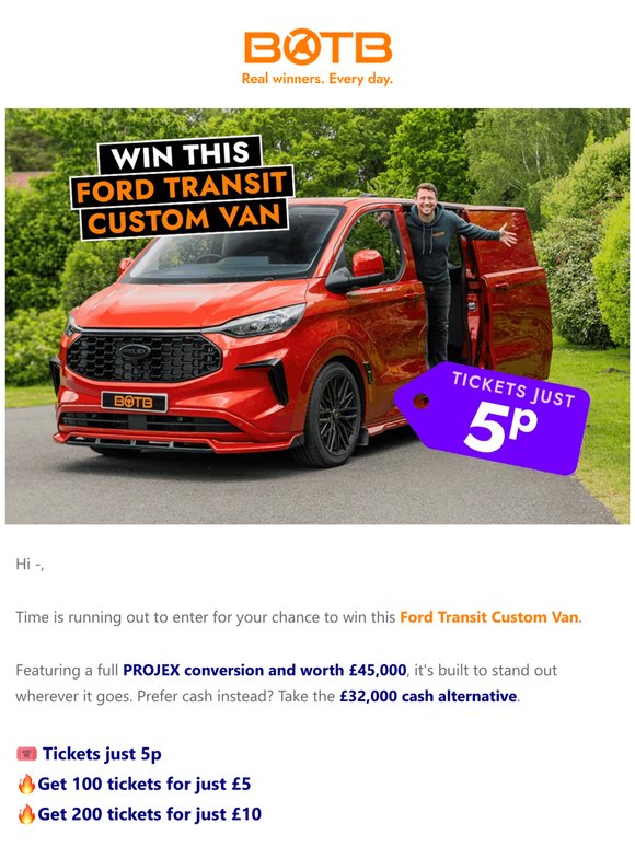 Final Call For The Ford Transit!