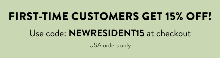 15% Off Your First Order