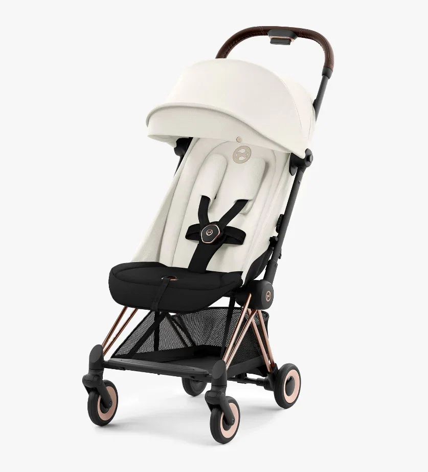Image of Cybex Coya Stroller, 2023, Off White, Rose Gold