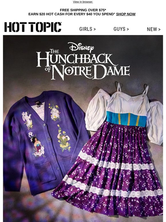 Ring the bells 🔔 New The Hunchback of Notre Dame styles
