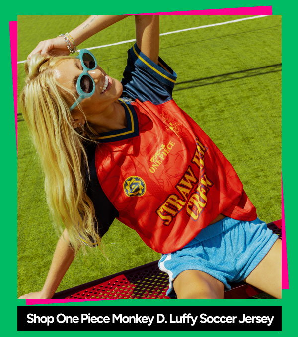 Shop One Piece Monkey D. Luffy Soccer Jersey