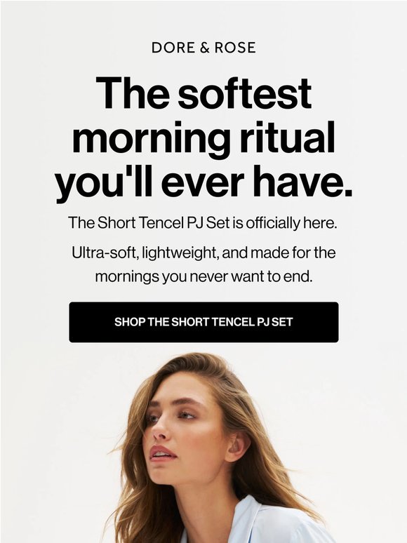 The Short Tencel PJ Set is here