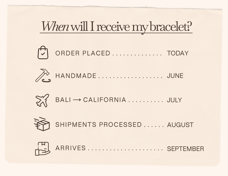 Custom Bali Bracelets.