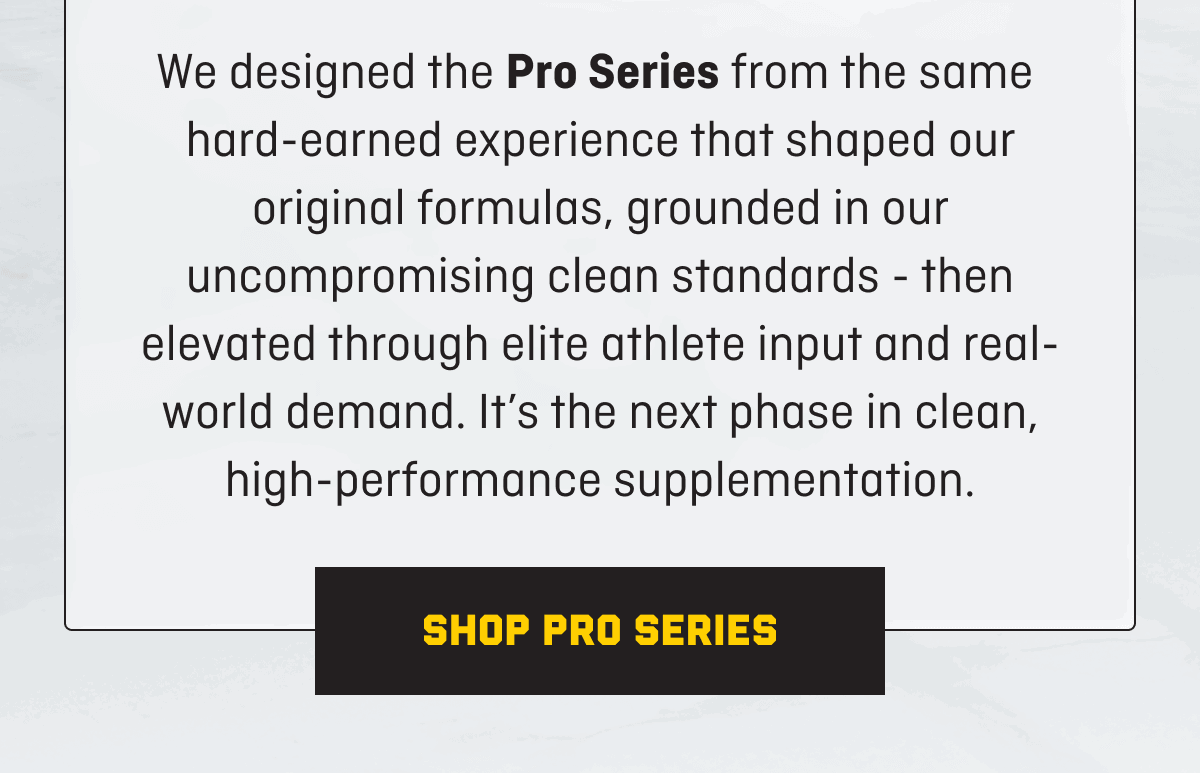 Shop Pro Series